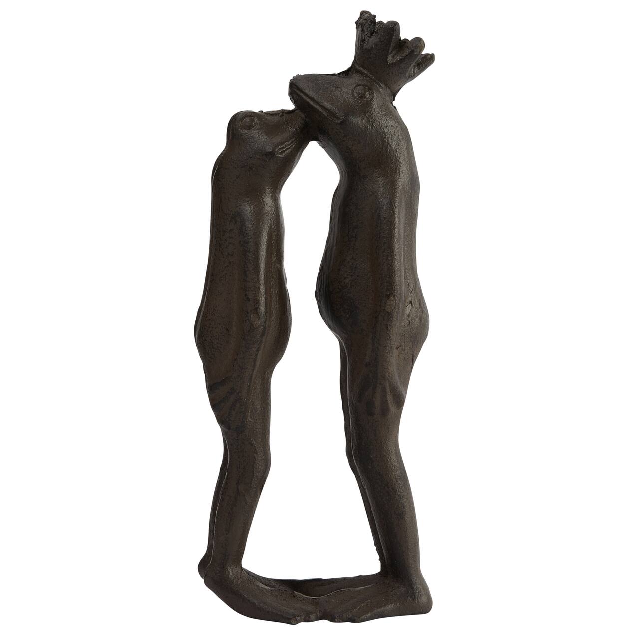 Hello Honey® 9" Black Iron Kissing Frog Prince Figurine